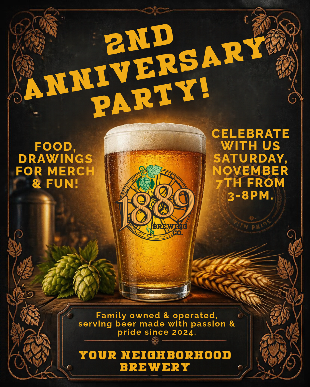 <b><font style="font-size:32px">2nd <span>Anniversary </span><span>party!</span></font></b>